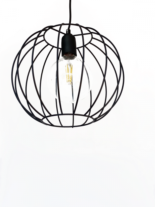 Lustra pe cablu Pendul metalic Negru PRETTY CL-05 [2]