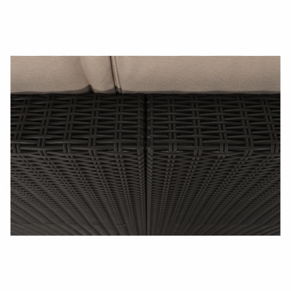 Set de gradina din rattan 2 piese maro/bej MERIZ [12]