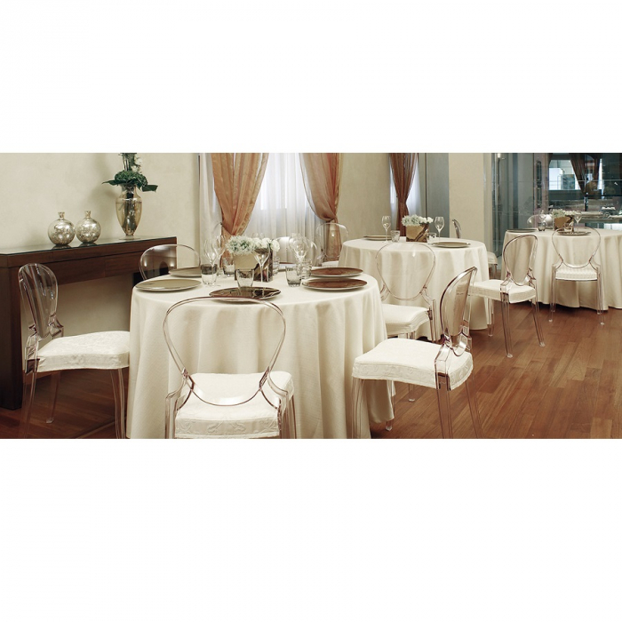 Scaun plastic QUEEN 650 Transparent [2]