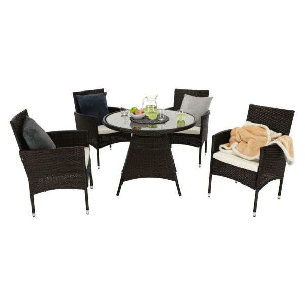 Set de gradina 5 piese tehno-rattan RANDEL [6]
