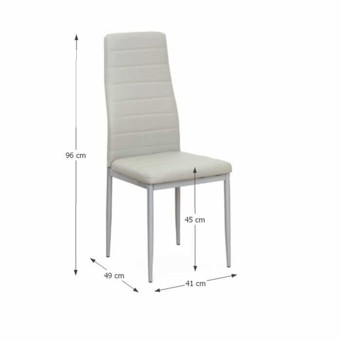 Scaun dining tapitat COLETA NOVA [2]