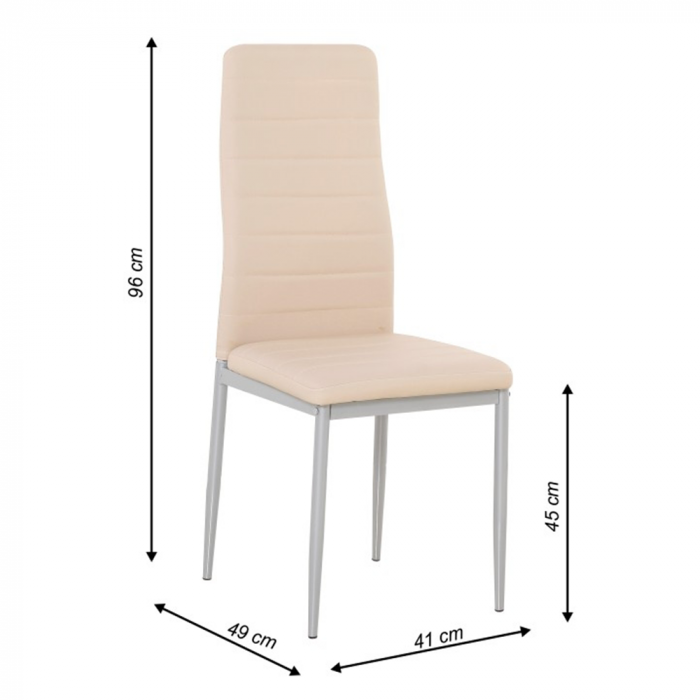 Scaun dining tapitat COLETA NOVA [2]