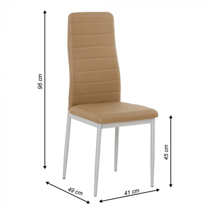 Scaun dining tapitat COLETA NOVA [2]