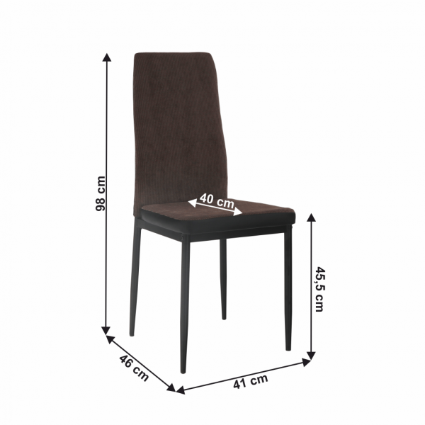Scaun dining tapitat ERNA [8]