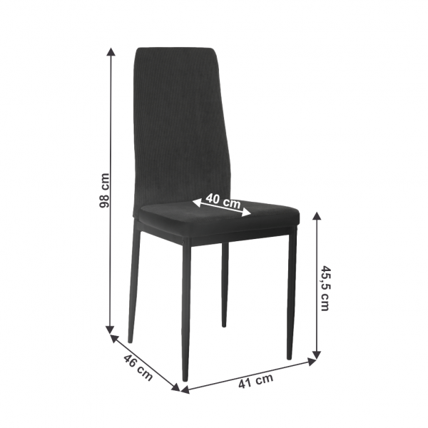Scaun dining tapitat ERNA [8]