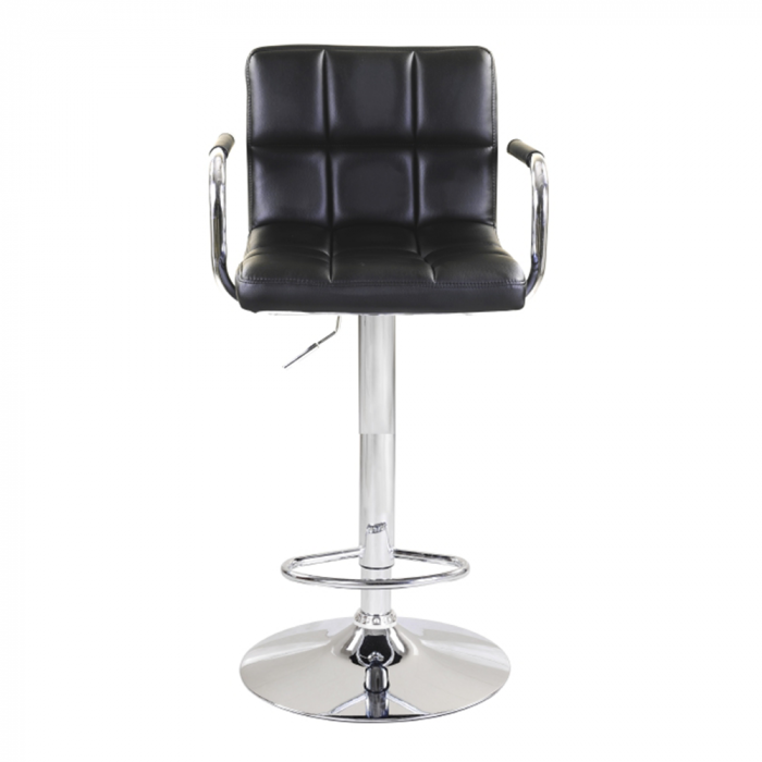 Scaun inalt de bar reglabil pe inaltime tapitat LEORA 2 NEW [3]
