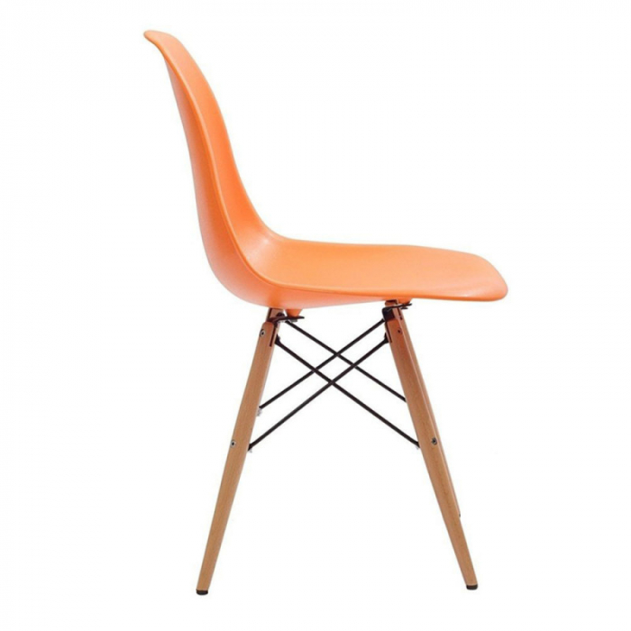 Scaun lemn masiv scoica plastic SL Enzo [4]