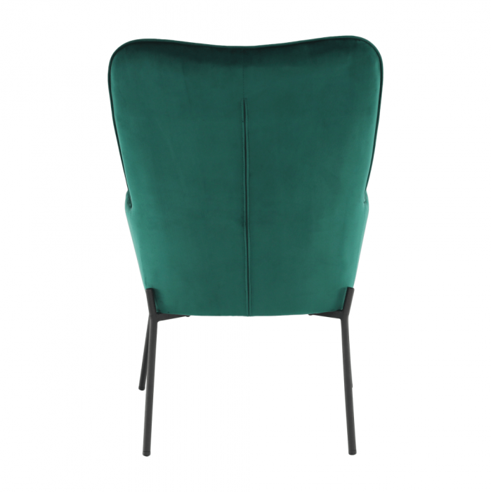 Fotoliu tapitat metal verde smarald SURIL [7]