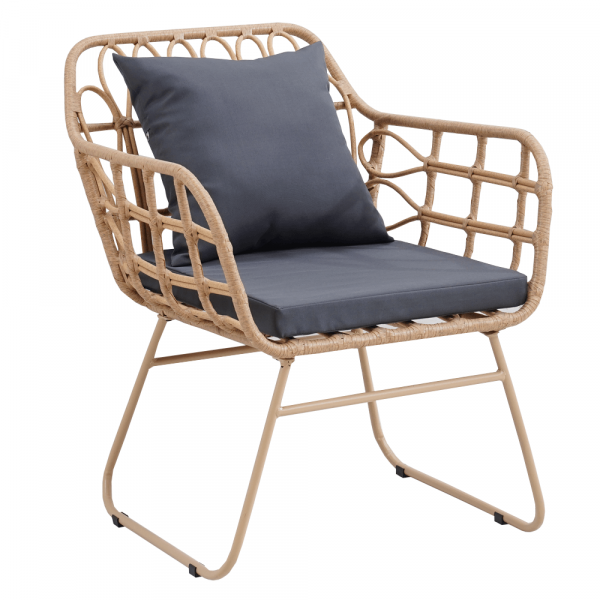 Set de grădină din 4 piese din tehno-rattan TAJRO [4]