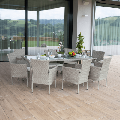 Set de gradina din 9 piese MENIBOR [1]