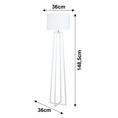Lampa de podea alb QENNY TYP 16 [1]