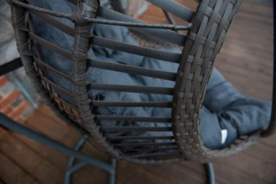Scaune suspendate terasa/outdoor BELLISSIMO Gray brushed [4]