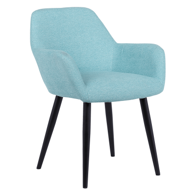 Scaune living - Fotoliu tapitat picioare metalice LACEY