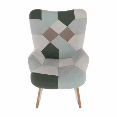 Fotoliu balansoar patchwork GERON [3]