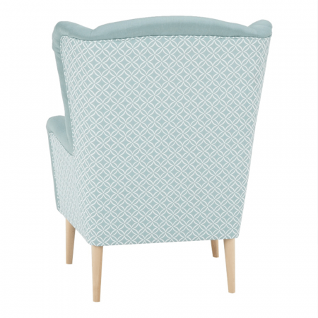 Fotoliu lemn tapitat pattern BELEK [4]