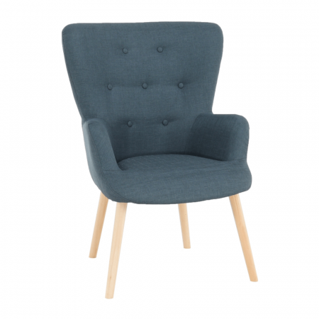 Mobilier - Fotoliu tapitat lemn BRANDO