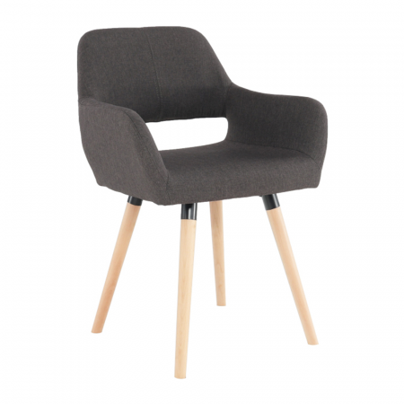 Mobilier - Fotoliu dining tapitat GODRIC