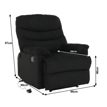 Fotoliu recliner masaj LAMBERT [1]