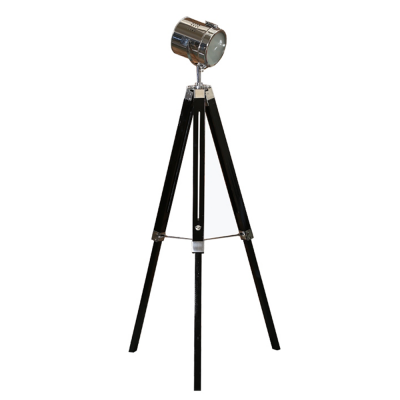 Corpuri de iluminat - Lampă de podea lemn metal CINDA TYP 26 YF819-B