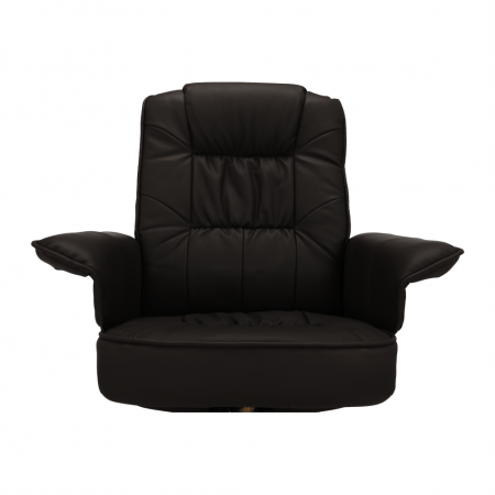 Fotoliu relaxant imitatie piele cu taburet LERATO [18]
