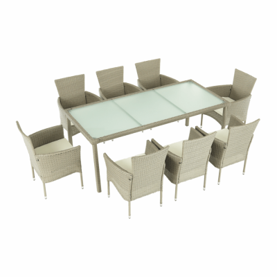 Set de gradina din 9 piese MENIBOR [8]