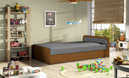 Pat tapitat somiera rabatabila  PARYS 80x190 [1]