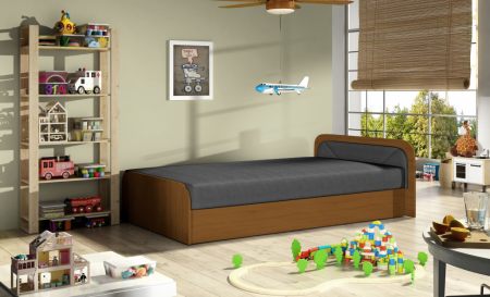 Pat tapitat somiera rabatabila  PARYS 80x190 [1]