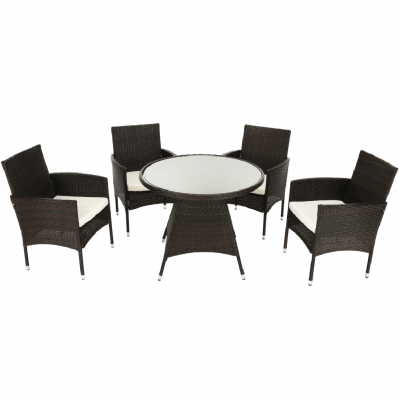 Mobilier de exterior - Set de gradina 5 piese tehno-rattan RANDEL