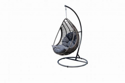 Scaune suspendate terasa/outdoor BELLISSIMO Gray brushed [1]