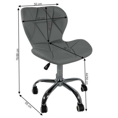 Scaun de birou tapitat rotativ ARGUS [1]