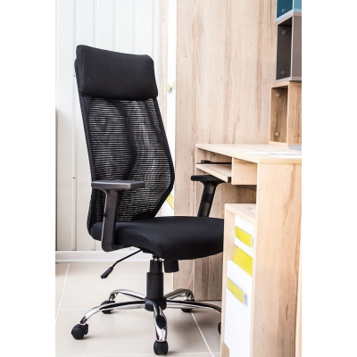 Scaun directorial SL Q211 negru [2]