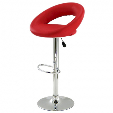 Scaune - Scaun inalt de bar reglabil pe inaltime tapitat ABS 151