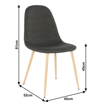 Scaun de dining tapitat LEGA [5]