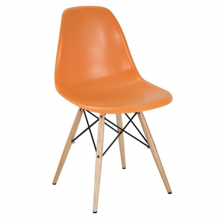 Scaune living - Scaun lemn masiv scoica plastic SL Enzo