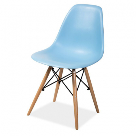 Scaun lemn masiv scoica plastic SL Enzo [1]
