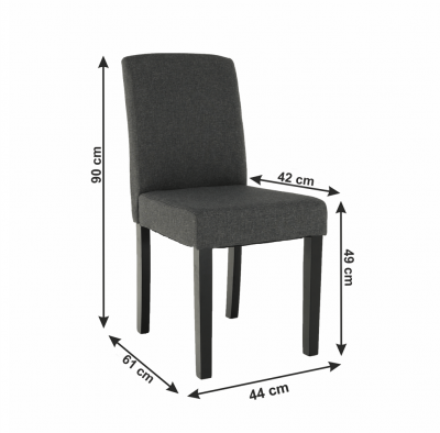 Scaun de dining tapitat SELUNA NEW [8]