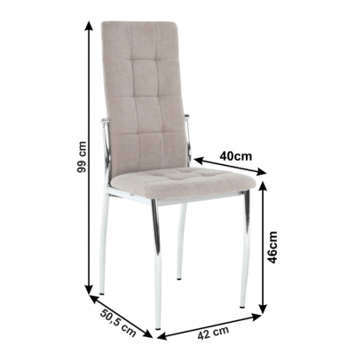 Scaune - Scaun de dining tapitat ADORA NEW