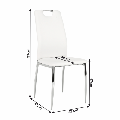 Scaun de dining tapitat ERVINA [6]