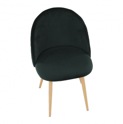 Scaun tapitat cadru metalic FLUFFY [5]