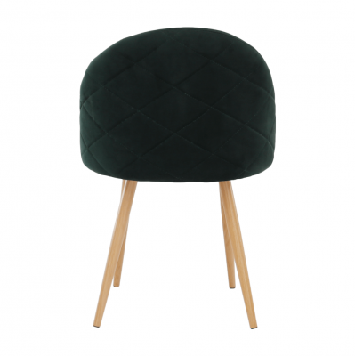 Scaun tapitat cadru metalic FLUFFY [2]