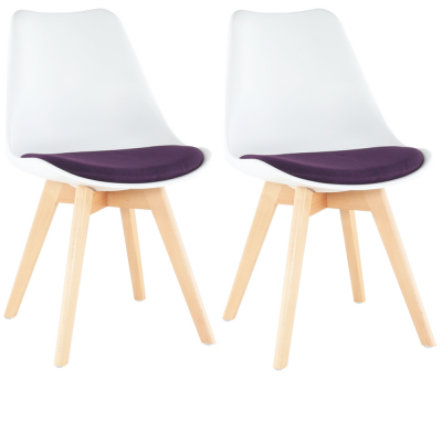 Scaune - Set 2 scaune dining tapitate DAMARA