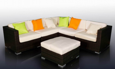 Set terasa/outdoor tehno-rattan AGIATO Dark Brown [2]