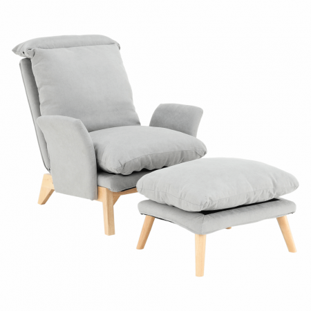 Mobilier - Fotoliu cu taburet ZANDER