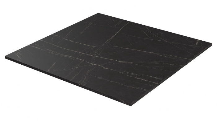 Blat pentru masa 1100x1100 mm, Pietra Grigia negru F206 ST9 [1]