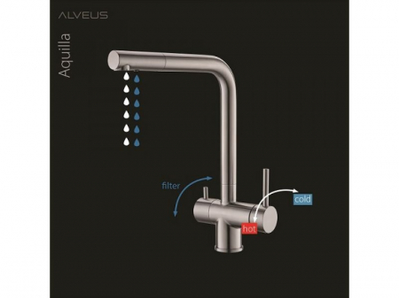 Baterie Aquila inox satinat [1]