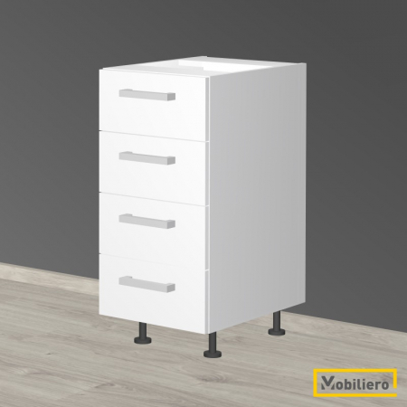 Corpuri inferioare cu sertare - Corp cu 4 sertare egale 400 mm