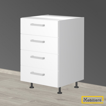 Corpuri inferioare cu sertare - Corp cu 4 sertare egale 550 mm