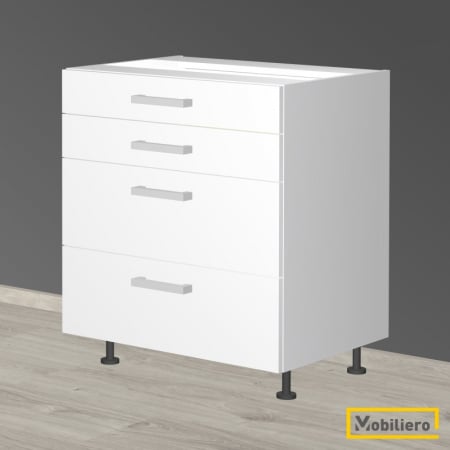 Mobilier - Corp cu 4 sertare inegale 750 mm