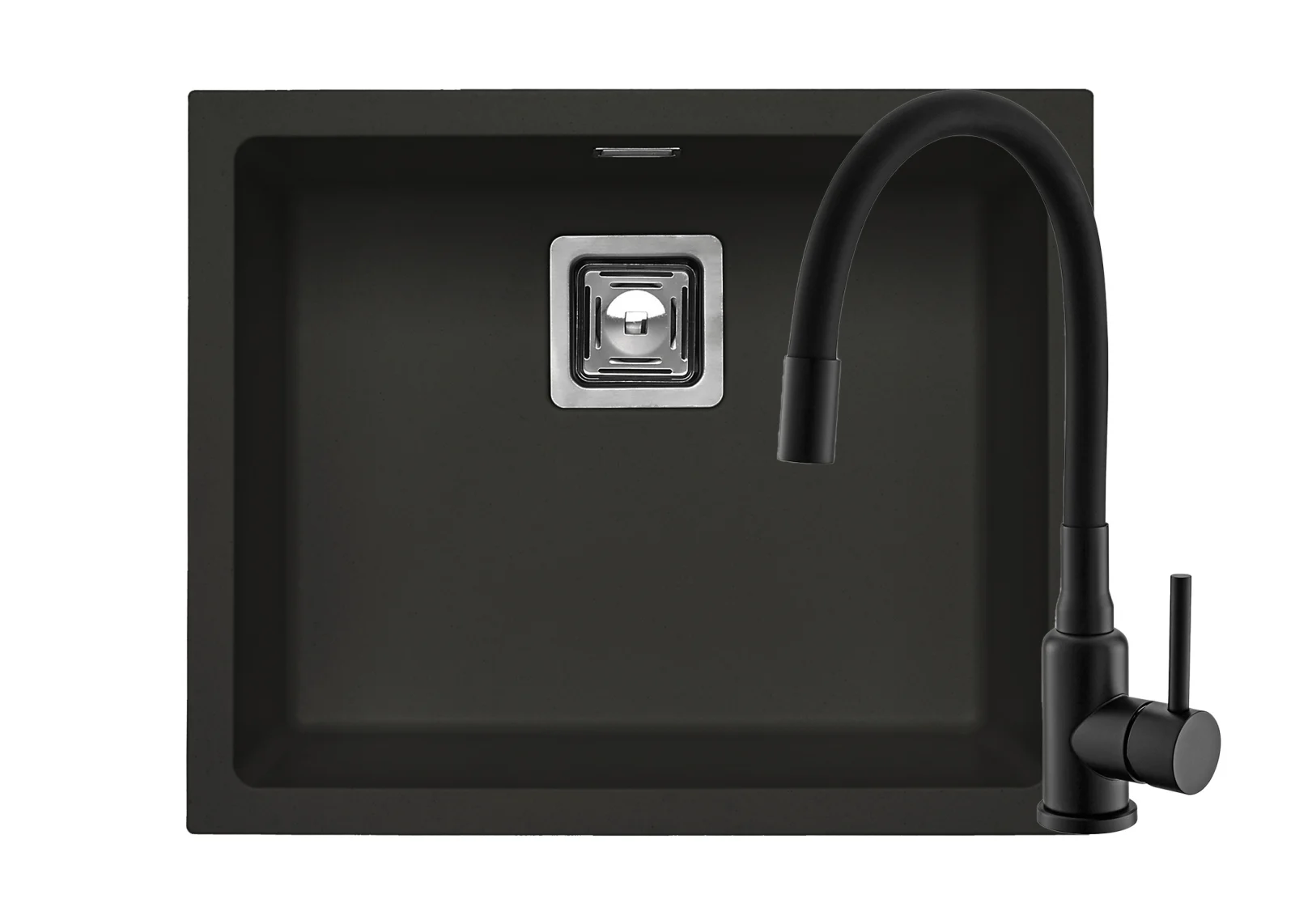 Pachete promotionale chiuvete - Pachet chiuveta Quadrix 50 G90 si baterie Flexa All Black