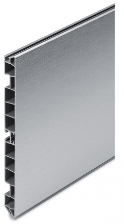Accesorii bucatarie - Plinta PVC cu folie de aluminiu  H=100 mm pentru bucatarie